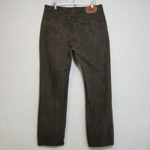 Levi's Original 501 Button Fly Straight Leg Brown Jeans Mens 38×34 Vintage Denim